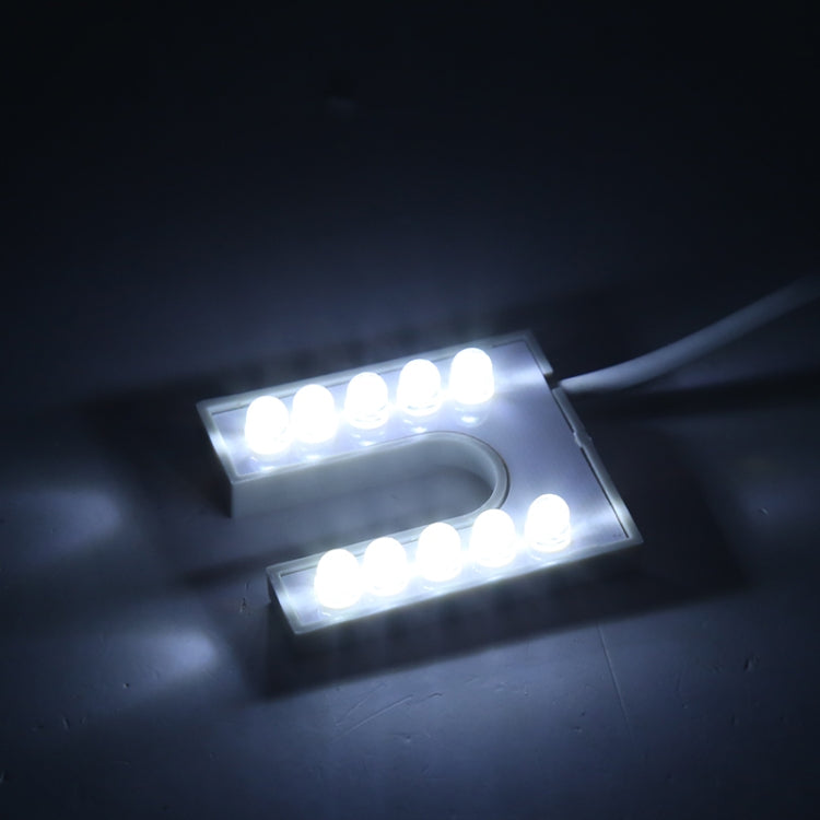 10 LEDs โคมไฟจักรเย็บผ้ารูปตัว U ไฮไลท์แม่เหล็กทำงานโคมไฟประหยัดพลังงาน