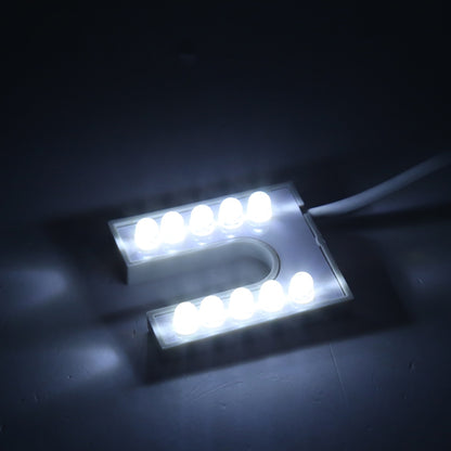 10 LEDs โคมไฟจักรเย็บผ้ารูปตัว U ไฮไลท์แม่เหล็กทำงานโคมไฟประหยัดพลังงาน