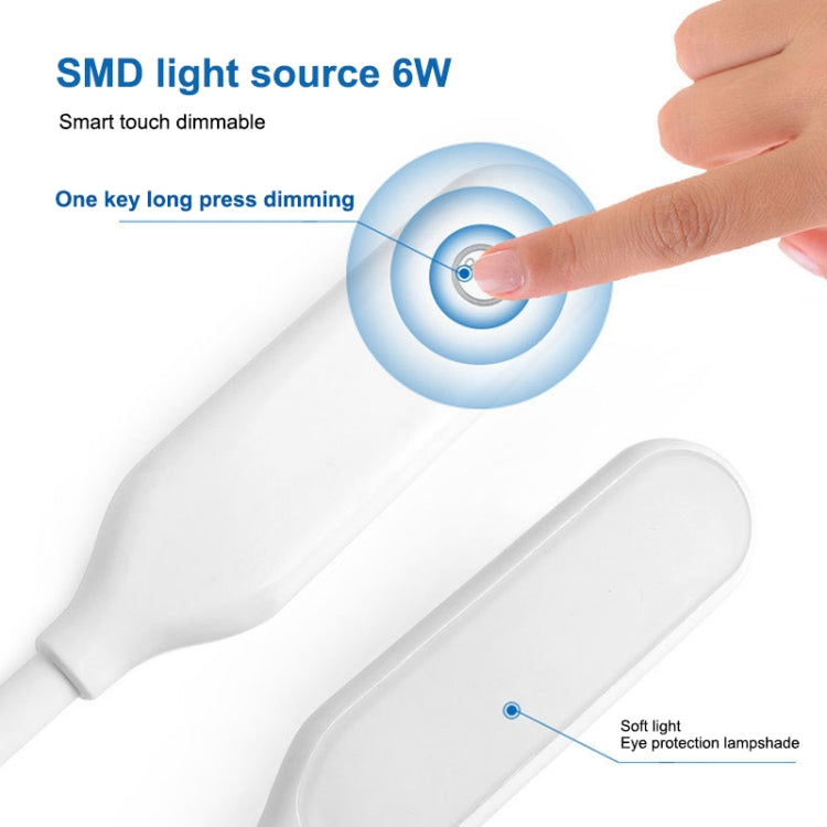 LED จักรเย็บผ้าโคมไฟ USB Stepless Dimming Touch แม่เหล็กทำงานโคมไฟประหยัดพลังงาน
