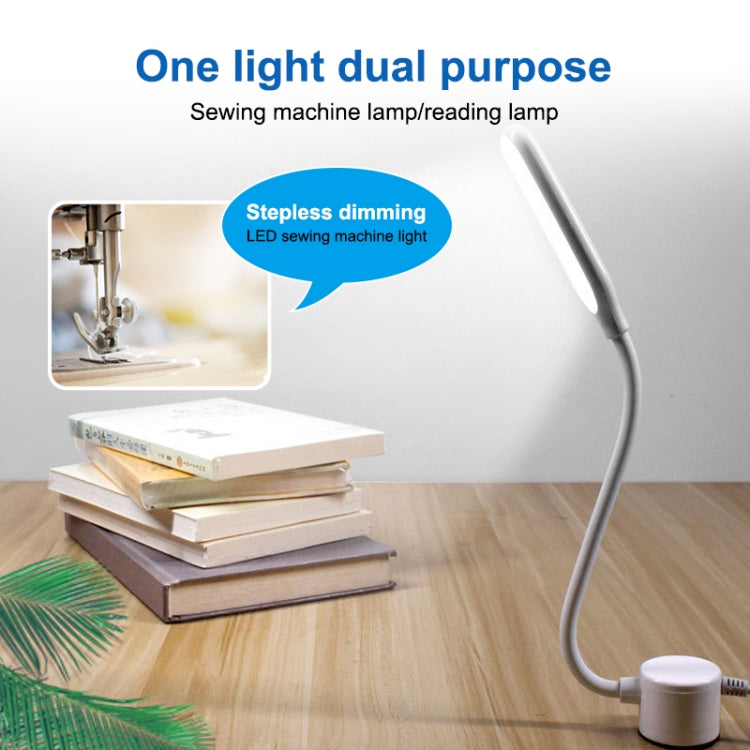 LED จักรเย็บผ้าโคมไฟ USB Stepless Dimming Touch แม่เหล็กทำงานโคมไฟประหยัดพลังงาน