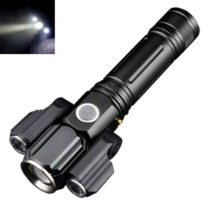KS-737 การชาร์จ USB กันน้ำ T6 + XPE Zoomable LED ไฟฉายพร้อม 4 โหมด, KS-737