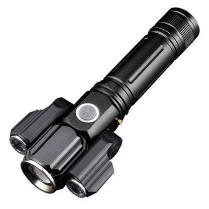 KS-737 การชาร์จ USB กันน้ำ T6 + XPE Zoomable LED ไฟฉายพร้อม 4 โหมด, KS-737