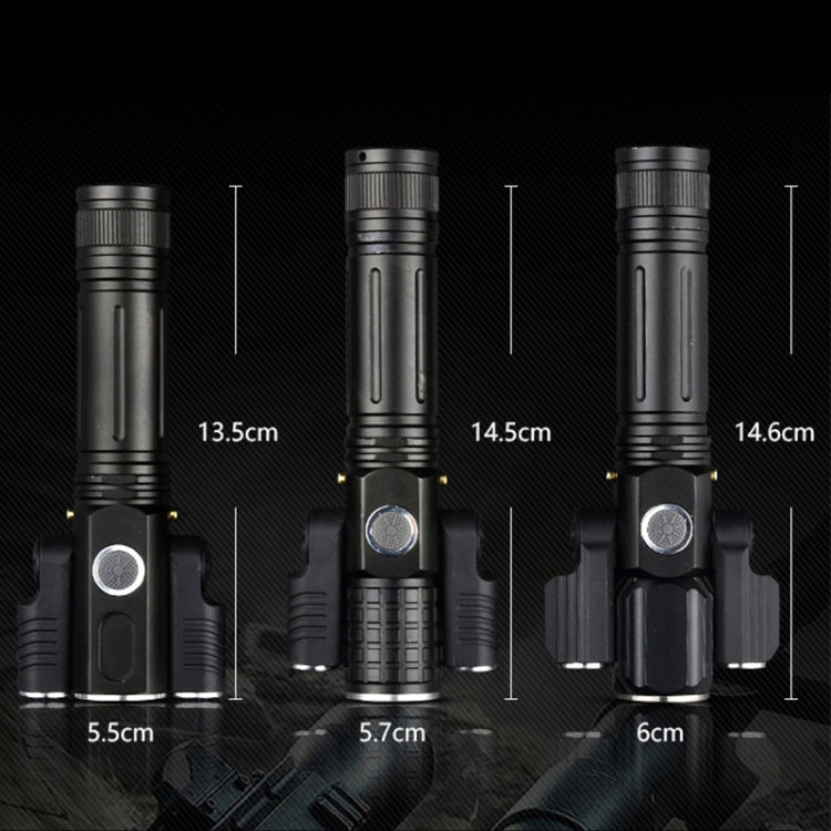 KS-737 การชาร์จ USB กันน้ำ T6 + XPE Zoomable LED ไฟฉายพร้อม 4 โหมด, KS-737
