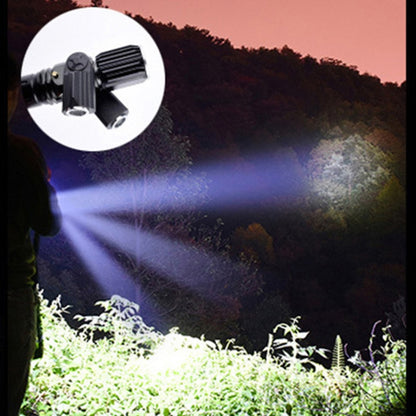 KS-737 การชาร์จ USB กันน้ำ T6 + XPE Zoomable LED ไฟฉายพร้อม 4 โหมด, KS-737