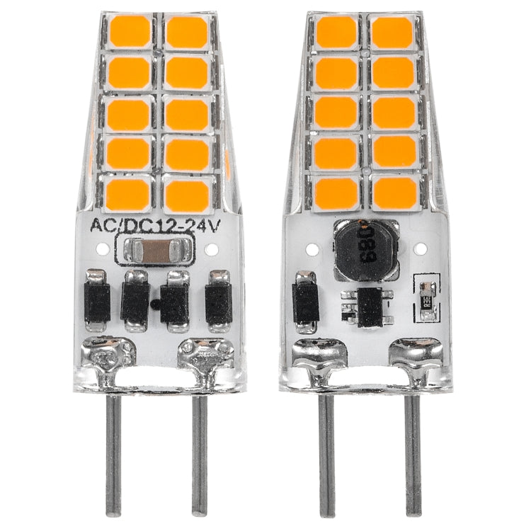 GY6.35 3W 245-280LM 20 LED SMD 2835 หลอดไฟหรี่ข้าวโพด, AC/DC 12V, 20 LED SMD 2835