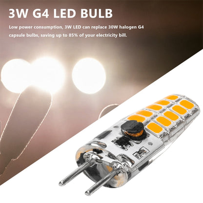 GY6.35 3W 245-280LM 20 LED SMD 2835 หลอดไฟหรี่ข้าวโพด, AC/DC 12V, 20 LED SMD 2835