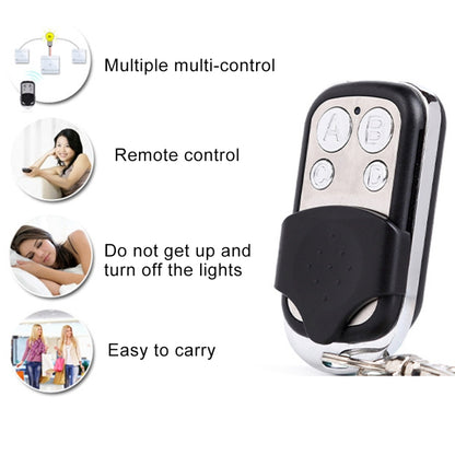 Sonoff Smart 433MHz ไร้สาย 4 ปุ่มรีโมทคอนโทรลโลหะ, ระยะรีโมทคอนโทรล: 20-30 ม., 433MHz Remote Controller