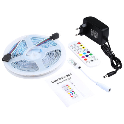 ไฟ LED 10 ม. 300 SMD 5050 แถบไฟ RGB กันน้ำ IP44 พร้อมรีโมทคอนโทรล 24 ปุ่มปลั๊ก EU, 10m 300 LEDs IP44