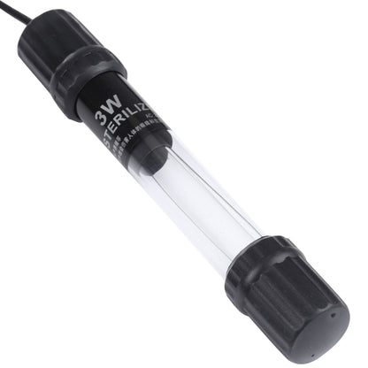 UV-003 3W หลอดไฟฆ่าเชื้อโรคอัลตราไวโอเลตสำหรับ พิพิธภัณฑ์สัตว์น้ำ ปลั๊ก EU, 3W