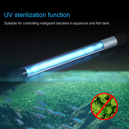 UV-003 3W หลอดไฟฆ่าเชื้อโรคอัลตราไวโอเลตสำหรับ พิพิธภัณฑ์สัตว์น้ำ ปลั๊ก EU, 3W