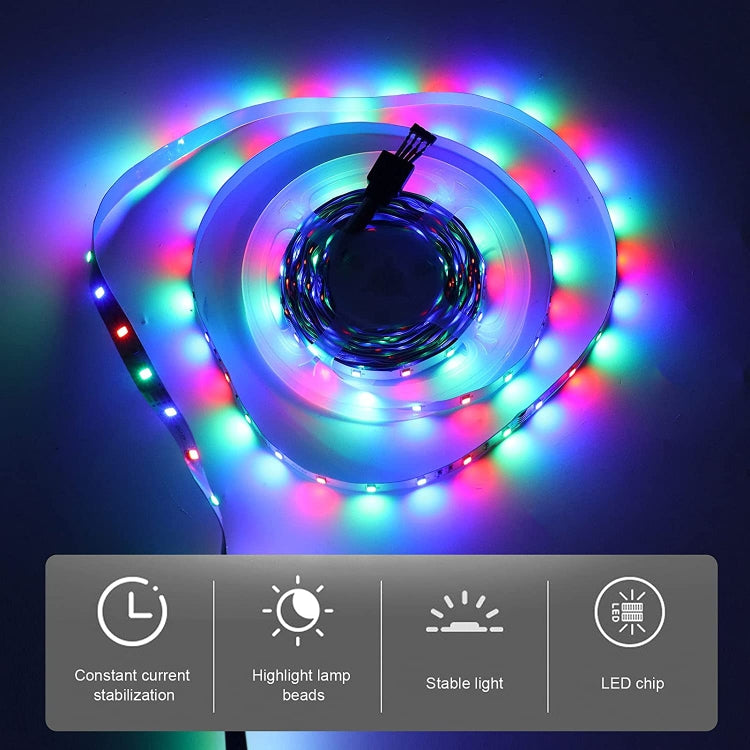 ไฟเชือก LED 2030 SMD RGB LED ยาว 5 ม. 12V, 2030 SMD RGB LED 5m Bare Board