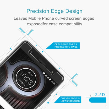 ฟิล์มกระจกนิรภัย 9H 2.5D สำหรับ Lenovo K8, For K8 (1pc)