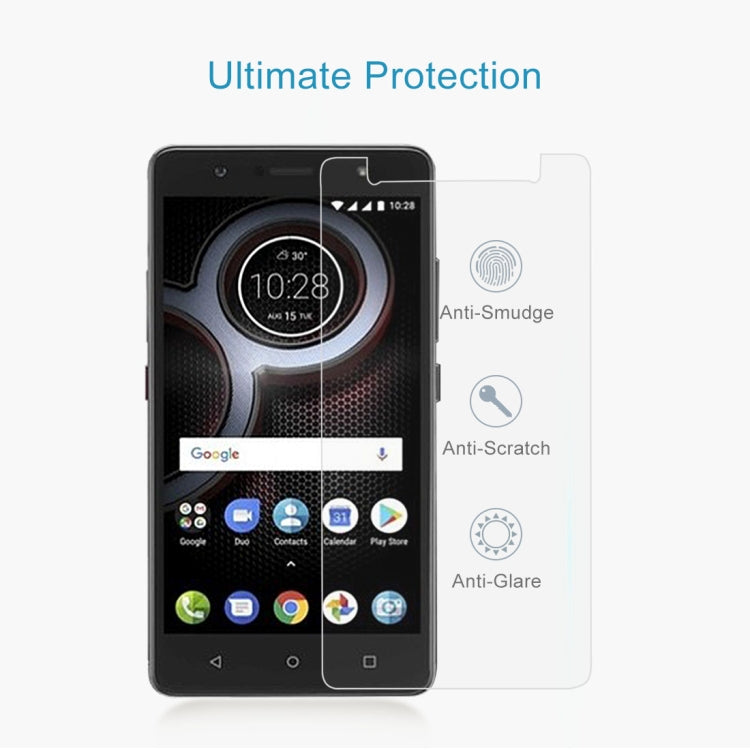 ฟิล์มกระจกนิรภัย 9H 2.5D สำหรับ Lenovo K8, For K8 (1pc)