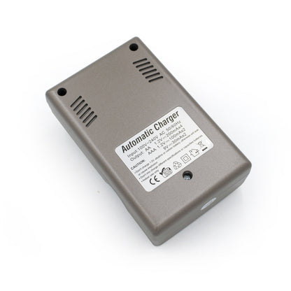 เครื่องชาร์จแบตเตอรี่ AC 100-240V 4 ช่องสำหรับแบตเตอรี่ AA และ AAA และ 9V Ni-MH, ปลั๊ก EU
