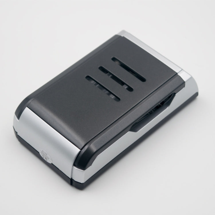 เครื่องชาร์จแบตเตอรี่ AC 100-240V 4 ช่องสำหรับแบตเตอรี่ AA และ AAA พร้อมจอแสดงผล LCD ปลั๊ก EU