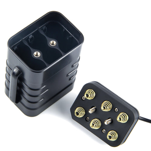 6 ส่วน 18650 แบตเตอรี่ Multi-function Mobile Power Box 8.4 v รอบหัวและ 5 v USB Dual แรงดันไฟฟ้าเอาต์พุตไม่มีแบตเตอรี่, 8.4v
