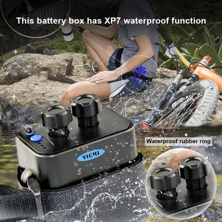 6 ส่วน 18650 แบตเตอรี่ Multi-function Mobile Power Box 8.4 v รอบหัวและ 5 v USB Dual แรงดันไฟฟ้าเอาต์พุตไม่มีแบตเตอรี่, 8.4v