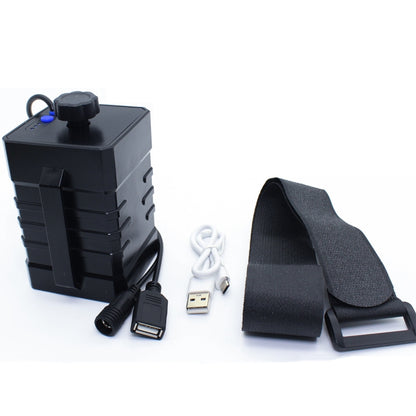 3 ส่วน 18650/26650 IPX7 กันน้ำกล่องแบตเตอรี่ 12v รอบหัว & 5v USB Connector แรงดันไฟฟ้าขาออกไม่รวมแบตเตอรี่, 12v