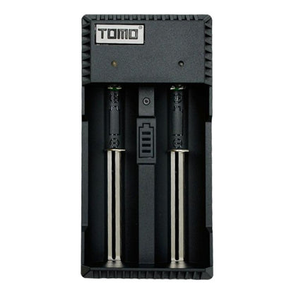 TOMO V6-2 USB เครื่องชาร์จแบตเตอรี่อัจฉริยะพร้อมไฟแสดงสถานะสำหรับแบตเตอรี่ Li-ion 18650 / 18500 / 17650 / 16340 / 14500 / 10500 / แบตเตอรี่ AA / AAA, TOMO V6-2