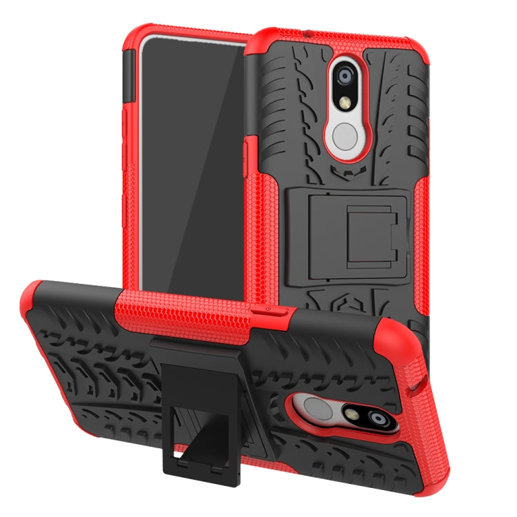 เคสกันกระแทก PC + TPU Tyre สำหรับ LG K40 พร้อมตัวยึด, For LG K40