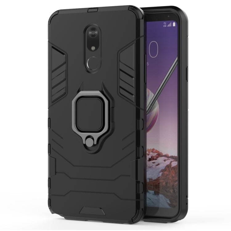 เคสกันกระแทก PC + TPU สำหรับ LG Q Stylo 5 พร้อมที่ใส่แหวนแม่เหล็ก, For LG Q Stylo 5