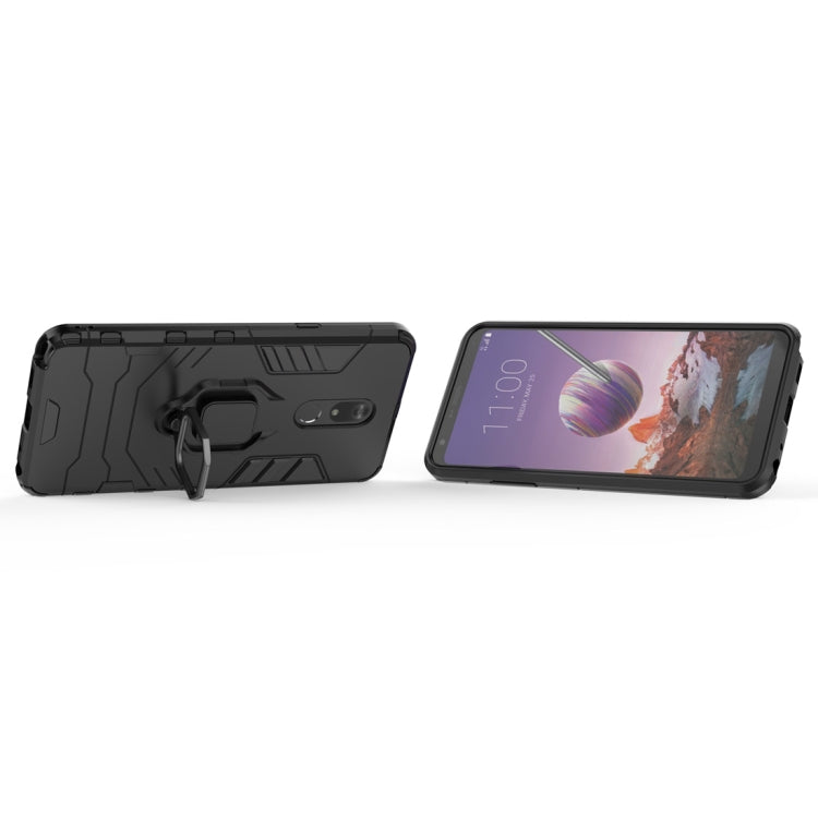 เคสกันกระแทก PC + TPU สำหรับ LG Q Stylo 5 พร้อมที่ใส่แหวนแม่เหล็ก, For LG Q Stylo 5