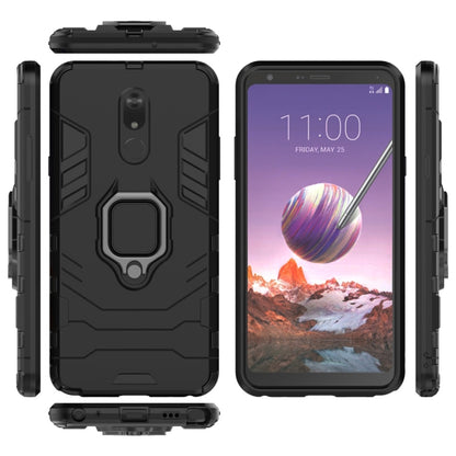 เคสกันกระแทก PC + TPU สำหรับ LG Q Stylo 5 พร้อมที่ใส่แหวนแม่เหล็ก, For LG Q Stylo 5