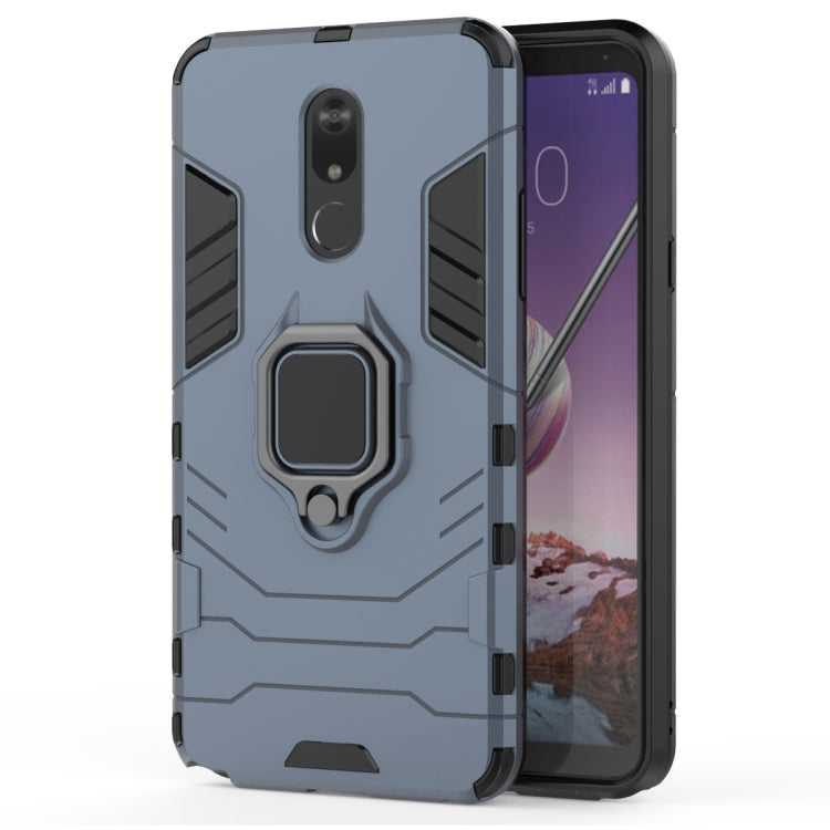 เคสกันกระแทก PC + TPU สำหรับ LG Q Stylo 5 พร้อมที่ใส่แหวนแม่เหล็ก, For LG Q Stylo 5