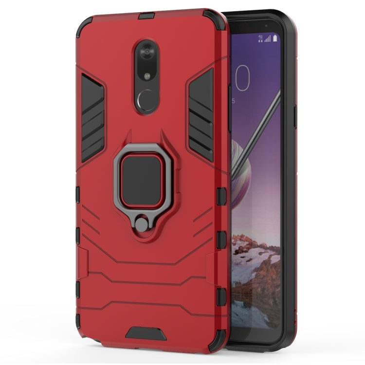 เคสกันกระแทก PC + TPU สำหรับ LG Q Stylo 5 พร้อมที่ใส่แหวนแม่เหล็ก, For LG Q Stylo 5