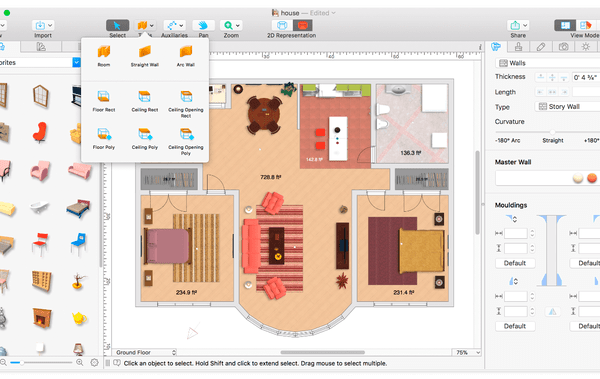 Live Home 3D Pro 3.8 Final Full Version for Mac