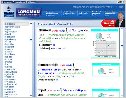 Longman Pronunciation Dictionary for Windows