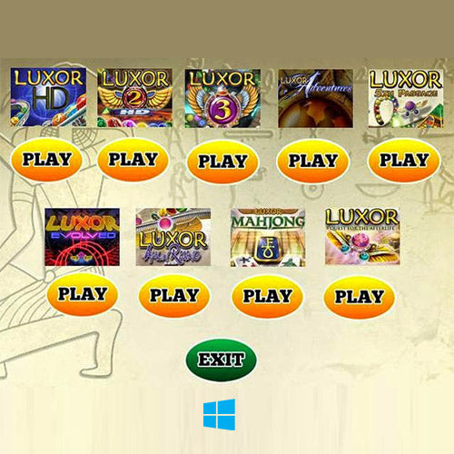Luxor Super Pack 9 Games In 1 for PC Windows