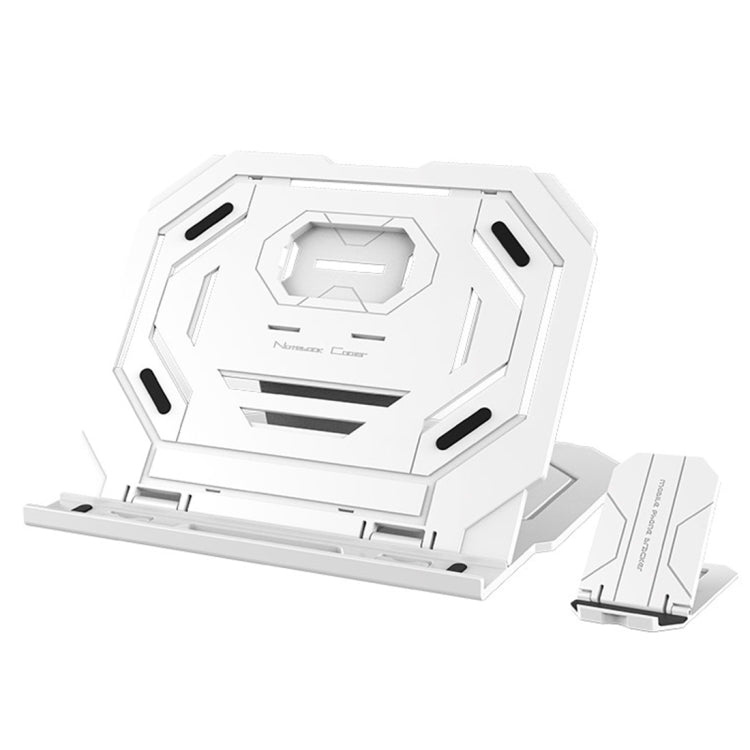T3 Multi-function Hollow Design Cooling Bracket พร้อมมุมปรับได้ 10 ระดับสำหรับโน้ตบุ๊ก, MacBook, iPad, โทรศัพท์มือถือ, T3 (Black), T3 (White)