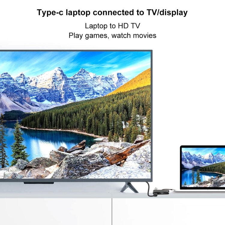 3 in 1 8 Pin + Micro USB + Type-C เป็น AV + HDMI + VGA 15 Pin HD หน้าจอเครื่องเล่นอะแดปเตอร์แปลงพร้อมเสียง