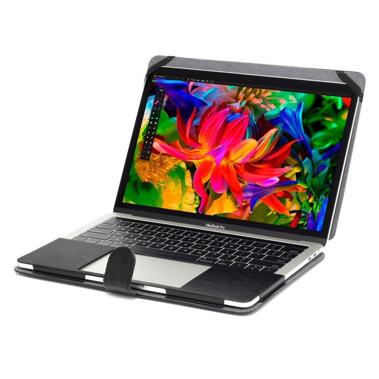 สำหรับ 2016 ใหม่ MacBook Pro 15.4 นิ้ว A1707 แล็ปท็อป Crazy Horse Texture ซองหนังแนวนอน