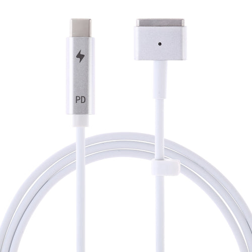 สายชาร์จ MagSafe 2 (รูปตัว T) 45W / 60W / 65W 5 พินเป็น USB-C / Type-C PD, 45W / 60W / 65W MagSafe 2