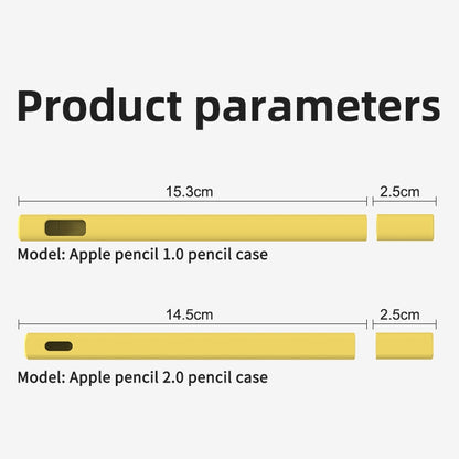 LOVE MEI สำหรับ Apple ดินสอ 1 สามเหลี่ยมรูปร่างปากกาสไตลัสซิลิโคนป้องกันเคส, For Apple Pencil 1