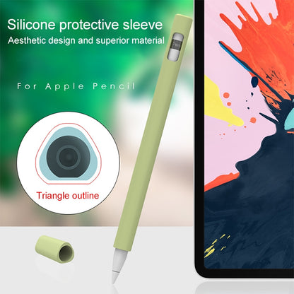 LOVE MEI สำหรับ Apple ดินสอ 1 สามเหลี่ยมรูปร่างปากกาสไตลัสซิลิโคนป้องกันเคส, For Apple Pencil 1