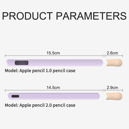 LOVE MEI สำหรับ Apple ดินสอ 2 ลายปากกาสไตลัสซิลิโคนป้องกันเคส, For Apple Pencil 2