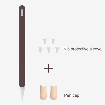 LOVE MEI สำหรับ Apple ดินสอ 2 ลายปากกาสไตลัสซิลิโคนป้องกันเคส, For Apple Pencil 2