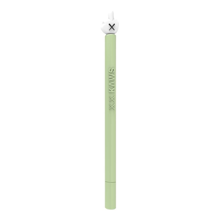 LOVE MEI สำหรับ Apple ดินสอ 2 นิ้วกลางรูปร่างปากกาสไตลัสซิลิโคนป้องกันเคส, For Apple Pencil 2