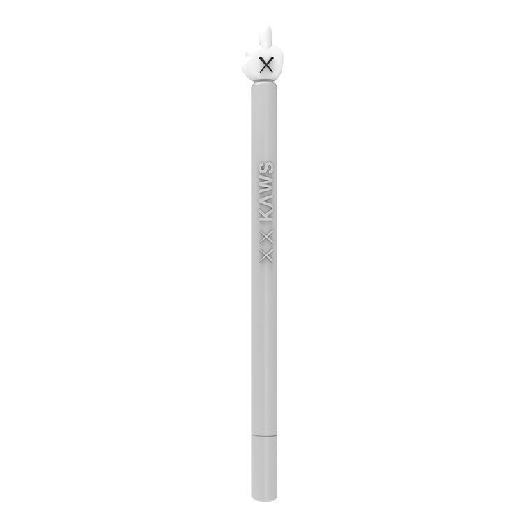 LOVE MEI สำหรับ Apple ดินสอ 2 นิ้วกลางรูปร่างปากกาสไตลัสซิลิโคนป้องกันเคส, For Apple Pencil 2