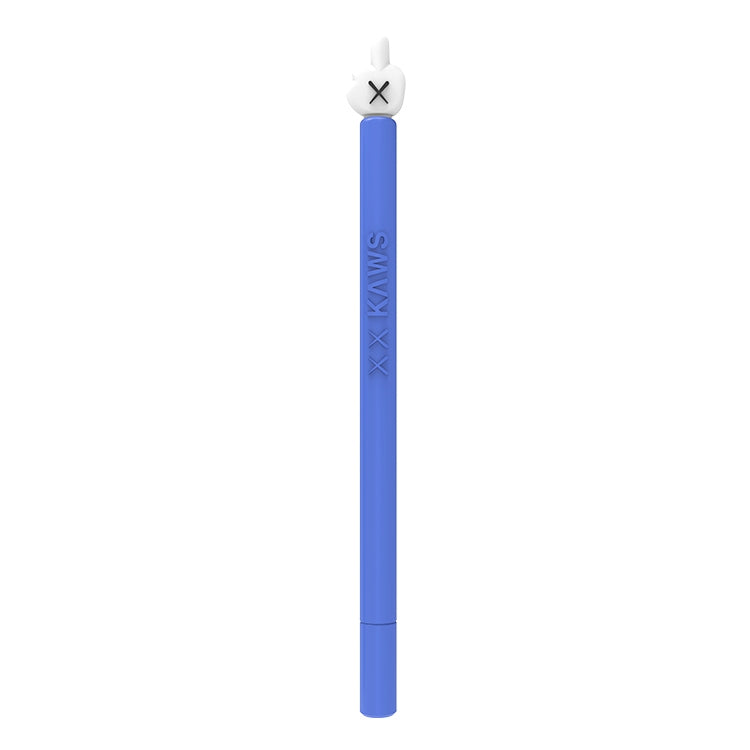 LOVE MEI สำหรับ Apple ดินสอ 2 นิ้วกลางรูปร่างปากกาสไตลัสซิลิโคนป้องกันเคส, For Apple Pencil 2
