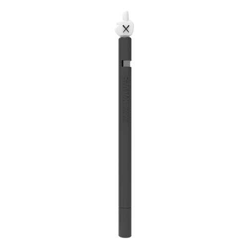 LOVE MEI สำหรับ Apple ดินสอ 1 นิ้วกลางรูปร่างปากกาสไตลัสซิลิโคนป้องกันเคส, For Apple Pencil 1