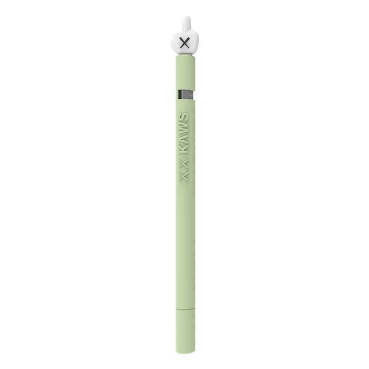 LOVE MEI สำหรับ Apple ดินสอ 1 นิ้วกลางรูปร่างปากกาสไตลัสซิลิโคนป้องกันเคส, For Apple Pencil 1
