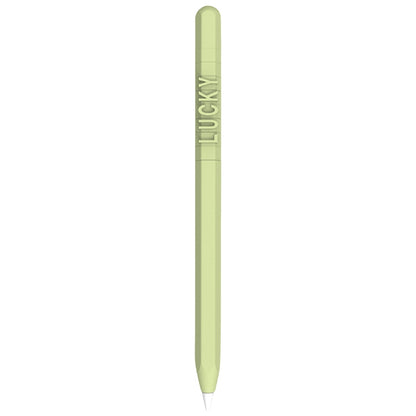 LOVE MEI สำหรับ Apple ดินสอ 1 การออกแบบตัวอักษรตัวเลขปากกาสไตลัสเคสซิลิโคนป้องกัน, For Apple Pencil 1