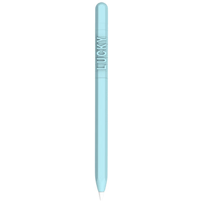 LOVE MEI สำหรับ Apple ดินสอ 1 การออกแบบตัวอักษรตัวเลขปากกาสไตลัสเคสซิลิโคนป้องกัน, For Apple Pencil 1