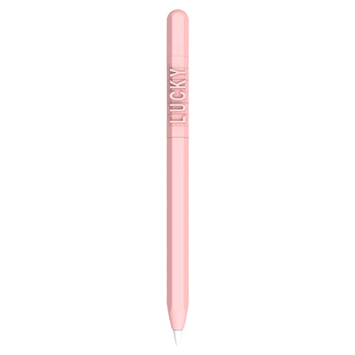 LOVE MEI สำหรับ Apple ดินสอ 2 การออกแบบตัวอักษรตัวเลขปากกาสไตลัสเคสซิลิโคนป้องกัน, For Apple Pencil 2