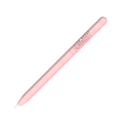 LOVE MEI สำหรับ Apple ดินสอ 2 การออกแบบตัวอักษรตัวเลขปากกาสไตลัสเคสซิลิโคนป้องกัน, For Apple Pencil 2