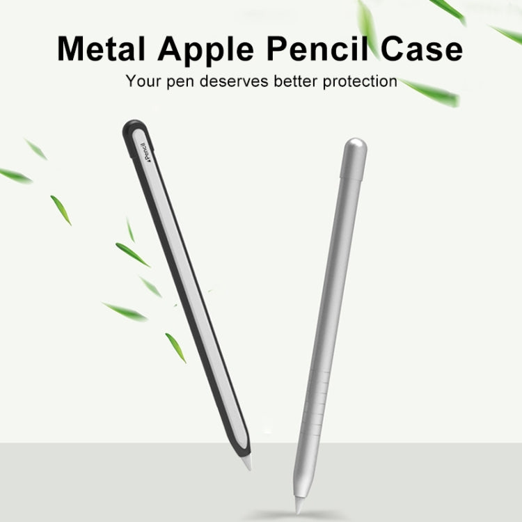 เคสป้องกันปากกาสไตลัสโลหะเคลือบกันลื่นสำหรับ Apple Pencil 2, For Apple Pencil 2